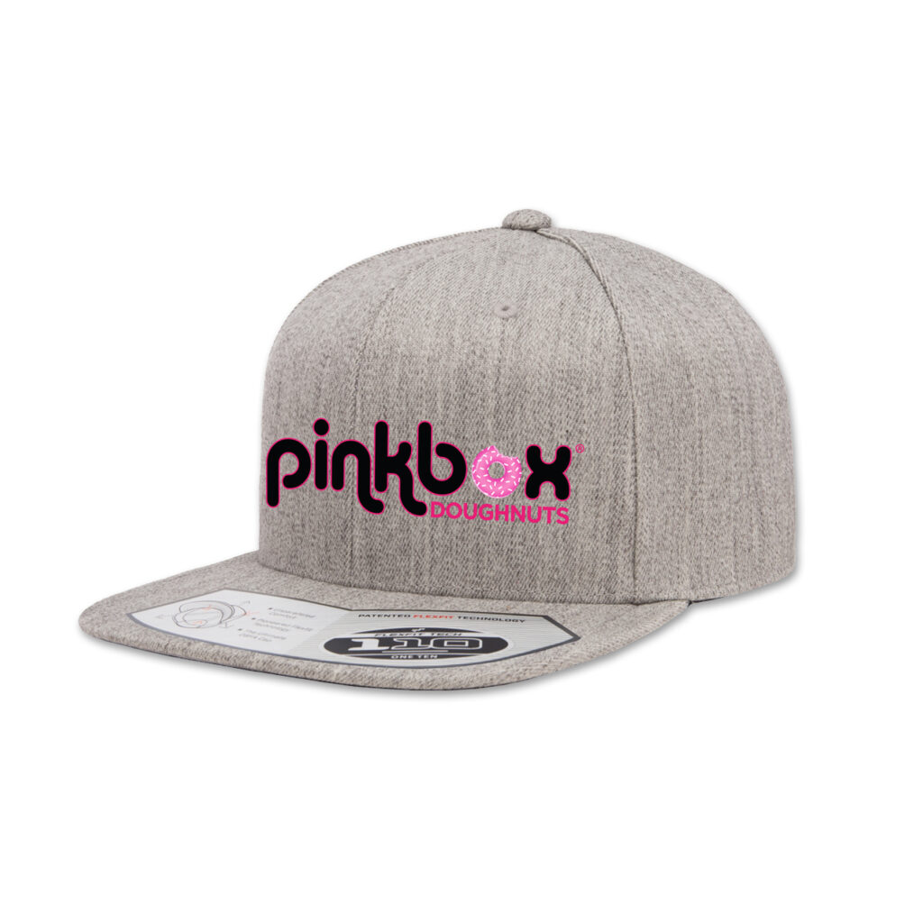 Heather grey baseball cap - Pinkbox Doughnuts® Apparel Las Vegas