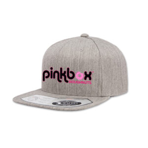 Heather grey baseball cap - Pinkbox Doughnuts® Apparel Las Vegas
