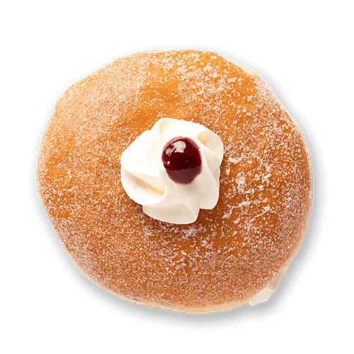 An image of a Baby Got Razz doughnut