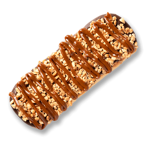 An image of a Have a Snickers doughnut