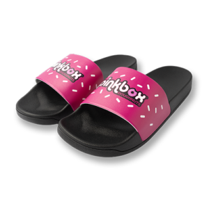 Pinkbox Doughnuts Slides (slippers)