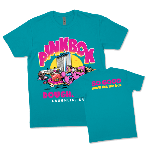 Pinkbox Doughnuts Laughlin limited edition t shirt